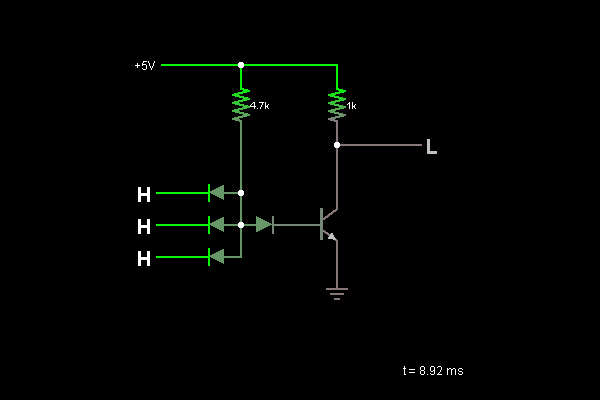 DTL and TTL NAND gate circuits -1